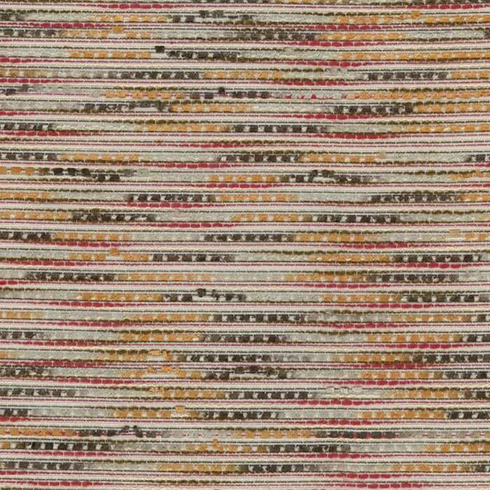 Wave Fabric - Ivory / Gold /  Coral – Ivory / Gold / Coral swatch