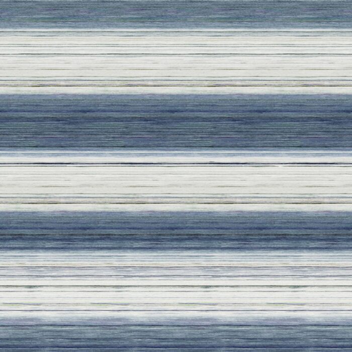 Kozo Stripe Fabric - Indigo swatch