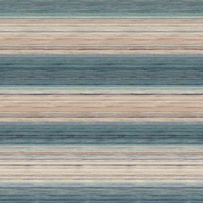 Kozo Stripe Fabric - Duck Egg swatch
