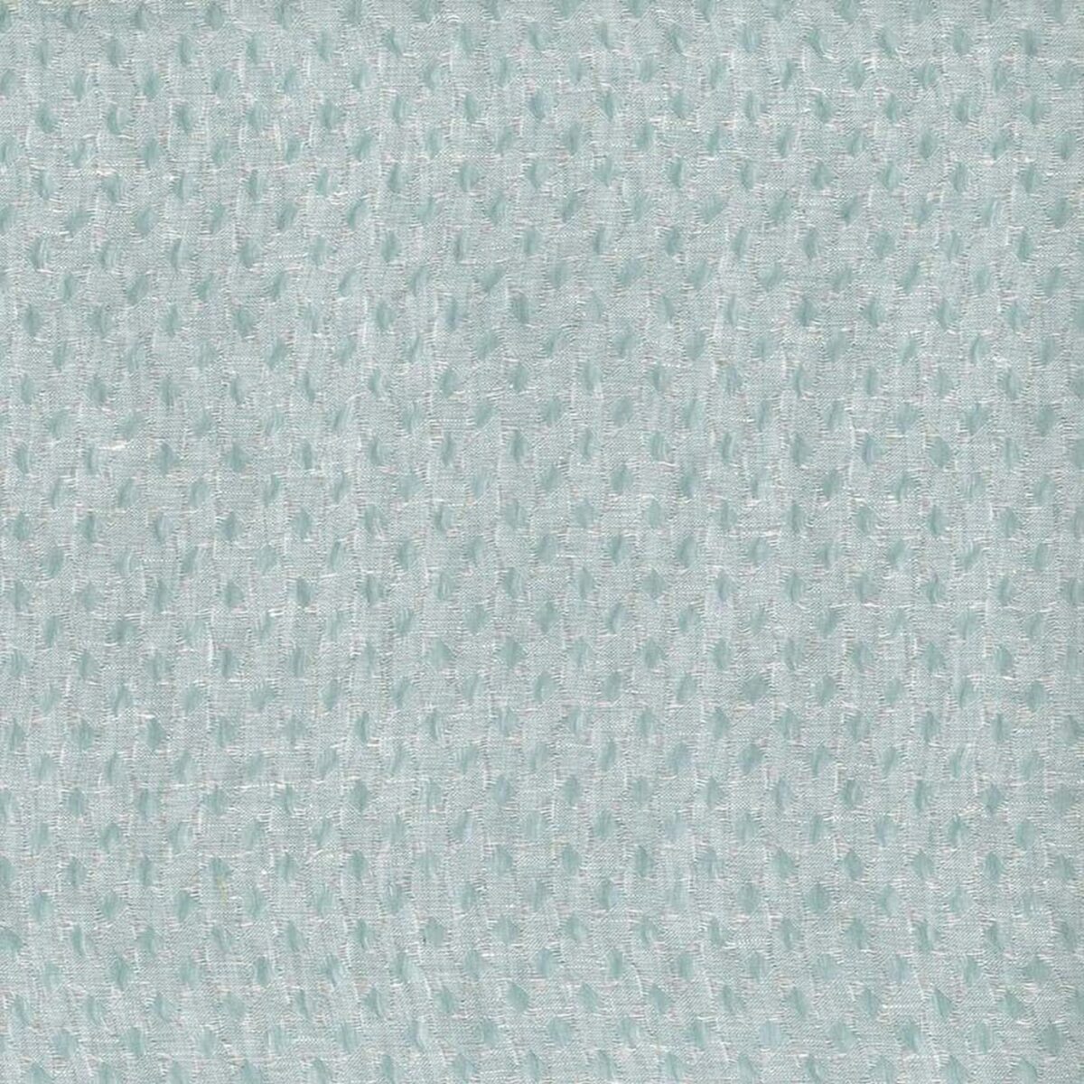 green geometric linen fabric from Osborne & Little