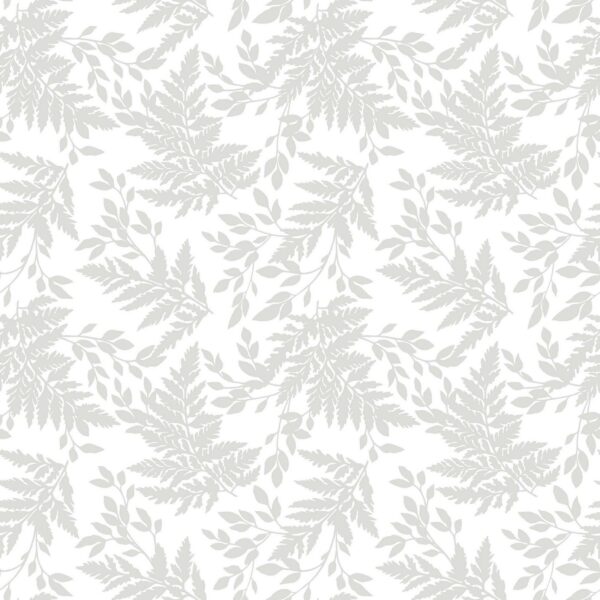 white botanical voile-sheer fabric from Osborne & Little