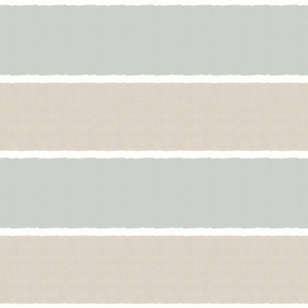 Kanoko Fabric - Natural by white striped linen fabric from Osborne & Little
