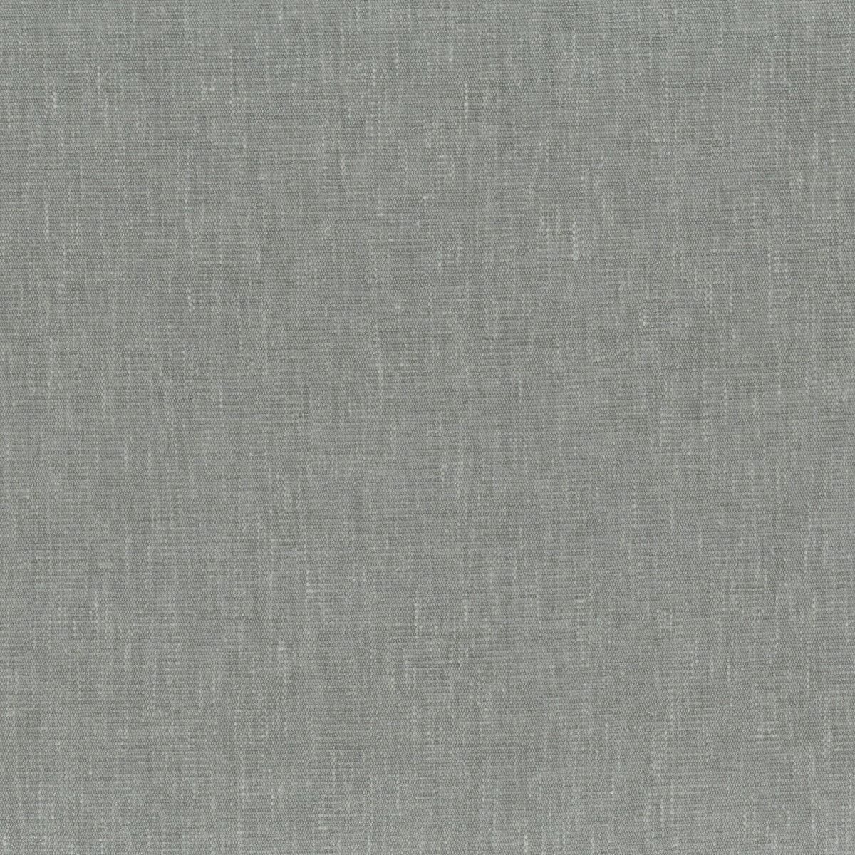 Firma Fabric - Silver by black-grey plain velvet-chenille fabric from Osborne & Little