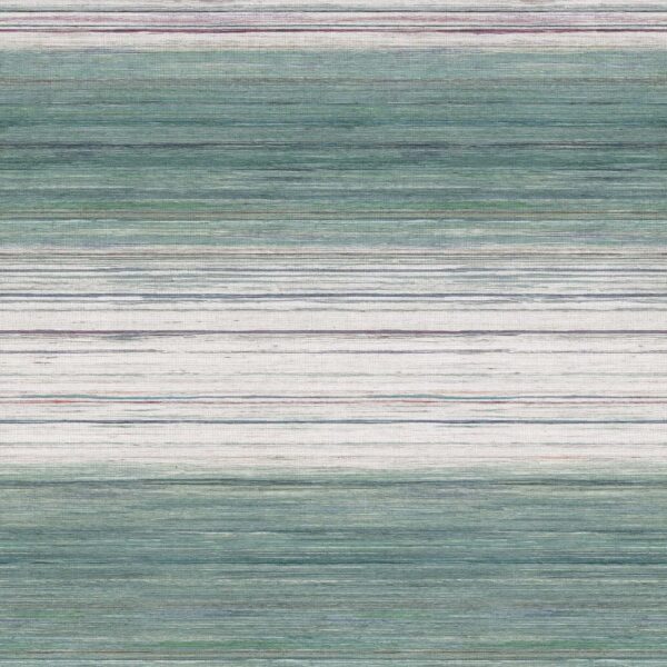Kozo Stripe Wallcovering - Peppermint by green striped wallpaper from osborne & little