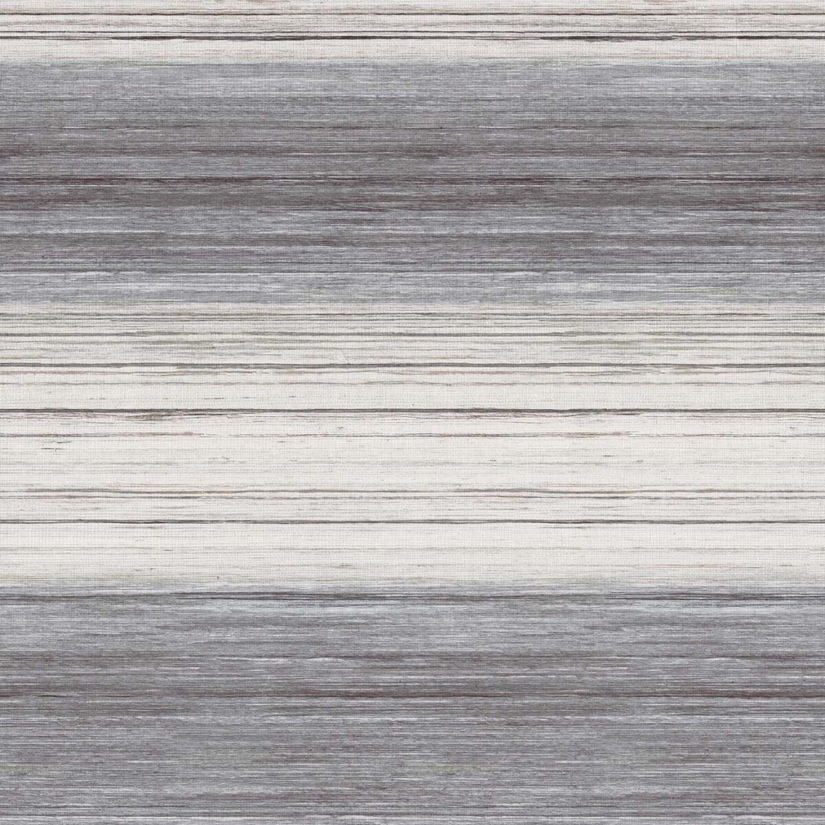 Kozo Stripe Wallcovering - Charcoal by black-grey striped wallpaper from osborne & little