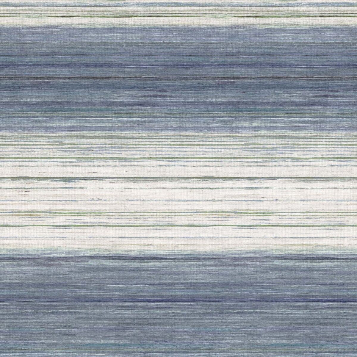 Kozo Stripe Wallcovering - Indigo by blue striped wallpaper from osborne & little