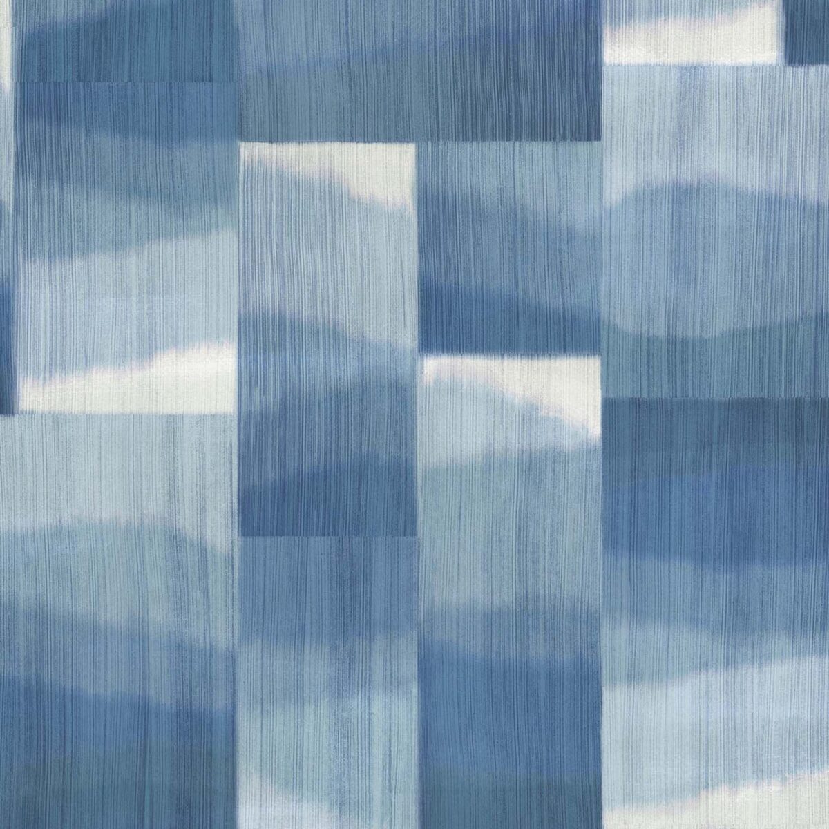 Kirigami Wallcovering - Indigo by blue misc wallpaper from osborne & little