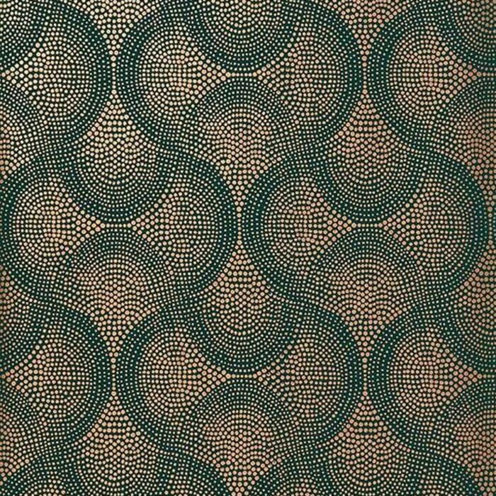 Uroko Wallcovering - Teal /  Copper – Teal / Copper swatch