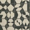 black-grey geometric wallpaper from osborne & little