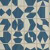 blue geometric wallpaper from osborne & little