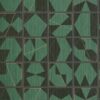 green geometric wallpaper from osborne & little