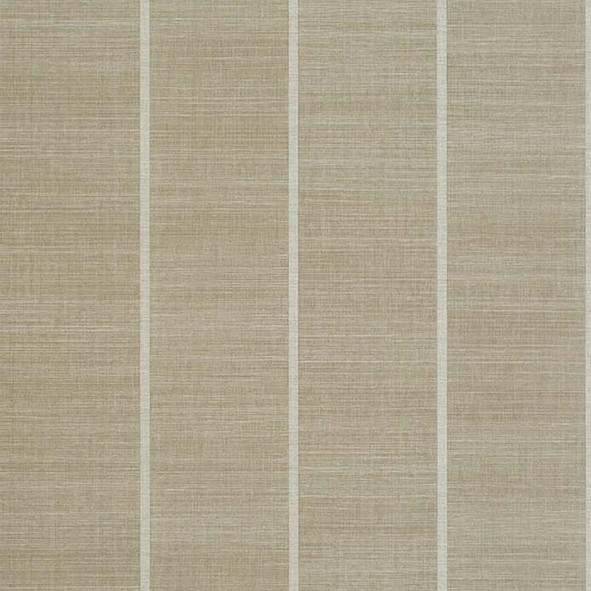 Shoji Vinyl Wallcovering - Straw by neutral striped wallpaper from osborne & little