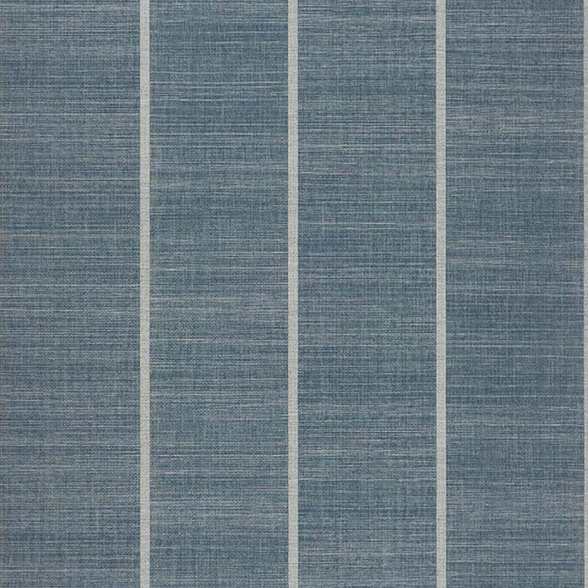 Shoji Vinyl Wallcovering - Indigo by blue striped wallpaper from osborne & little