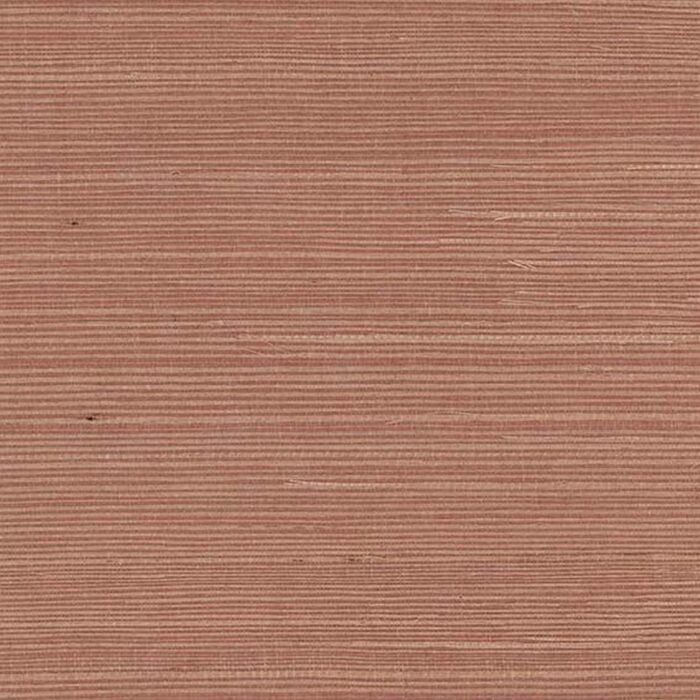 Kanoko Grasscloth Wallcovering - Terracota – Terracotta swatch