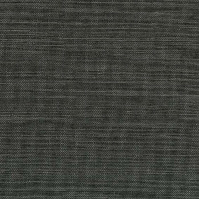 Kanoko Grasscloth Wallcovering - Charcoal swatch