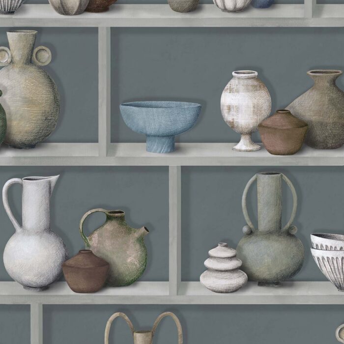 Raku Wallcovering - Celdaon /  Ivory / Terracotta – Celdaon / Ivory / Terracotta swatch