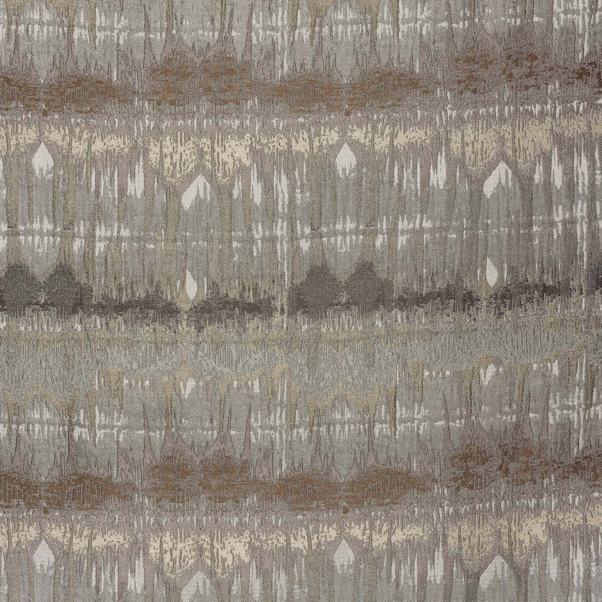 Inca Fabric - Silver by black-grey misc jacquard fabric from Porter & Stone