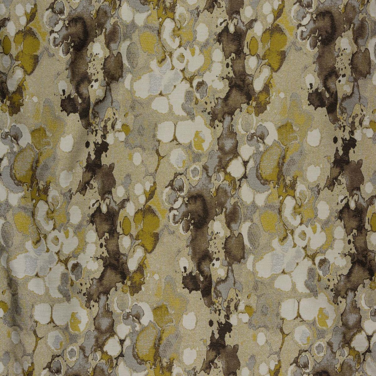 Laverne Fabric - Ochre by multicolour misc jacquard fabric from Porter & Stone