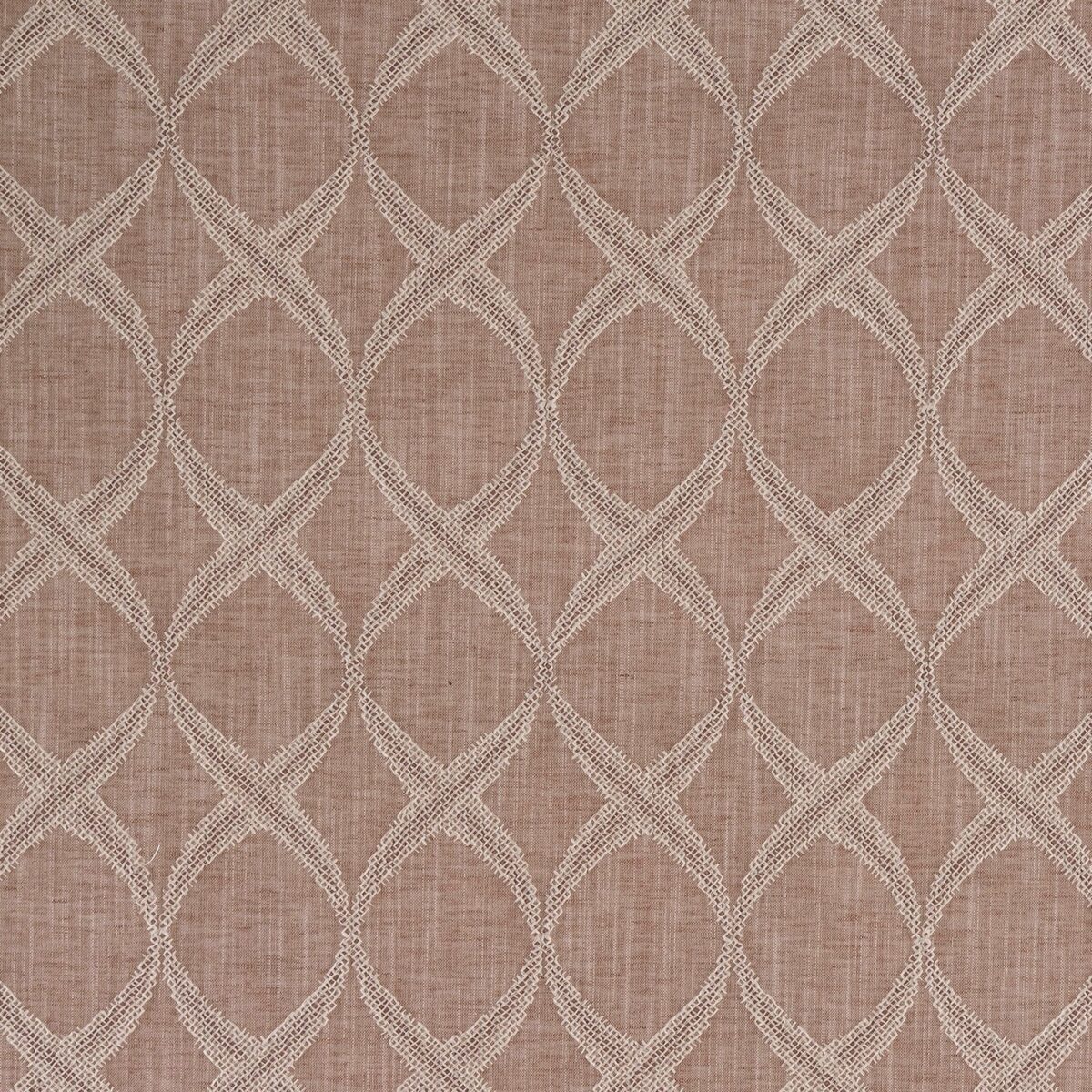 pink geometric jacquard fabric from Porter & Stone