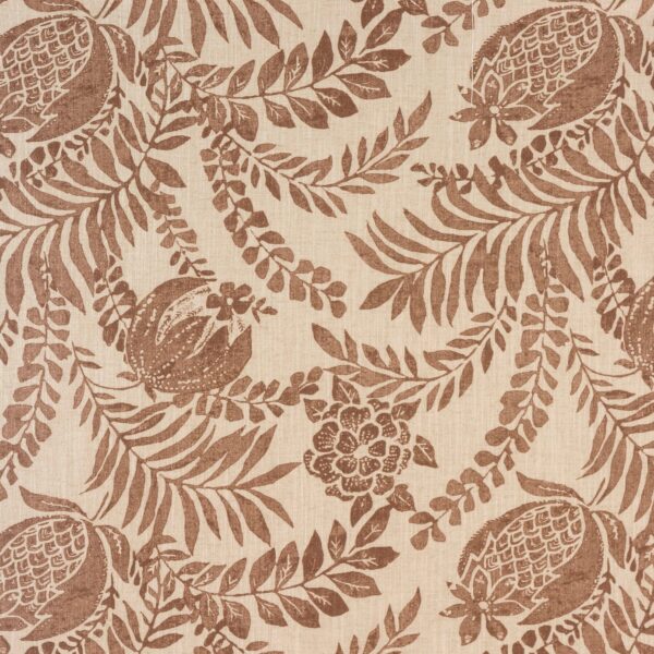 pink botanical printed fabric from Porter & Stone