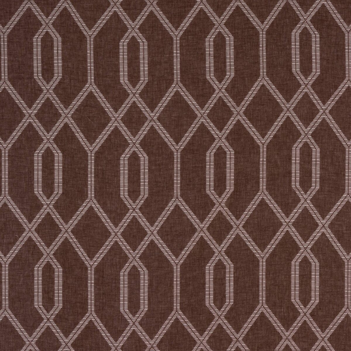 Highgrove Fabric - Blush by pink geometric jacquard fabric from Porter & Stone