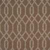 white geometric jacquard fabric from Porter & Stone