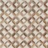white geometric jacquard fabric from Porter & Stone