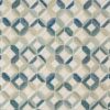 green geometric jacquard fabric from Porter & Stone