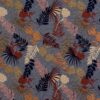 multicolour botanical jacquard fabric from Porter & Stone