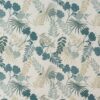 green botanical jacquard fabric from Porter & Stone
