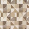 white geometric jacquard fabric from Porter & Stone