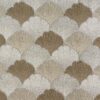 black-grey botanical jacquard fabric from Porter & Stone