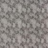 black-grey botanical jacquard fabric from Porter & Stone