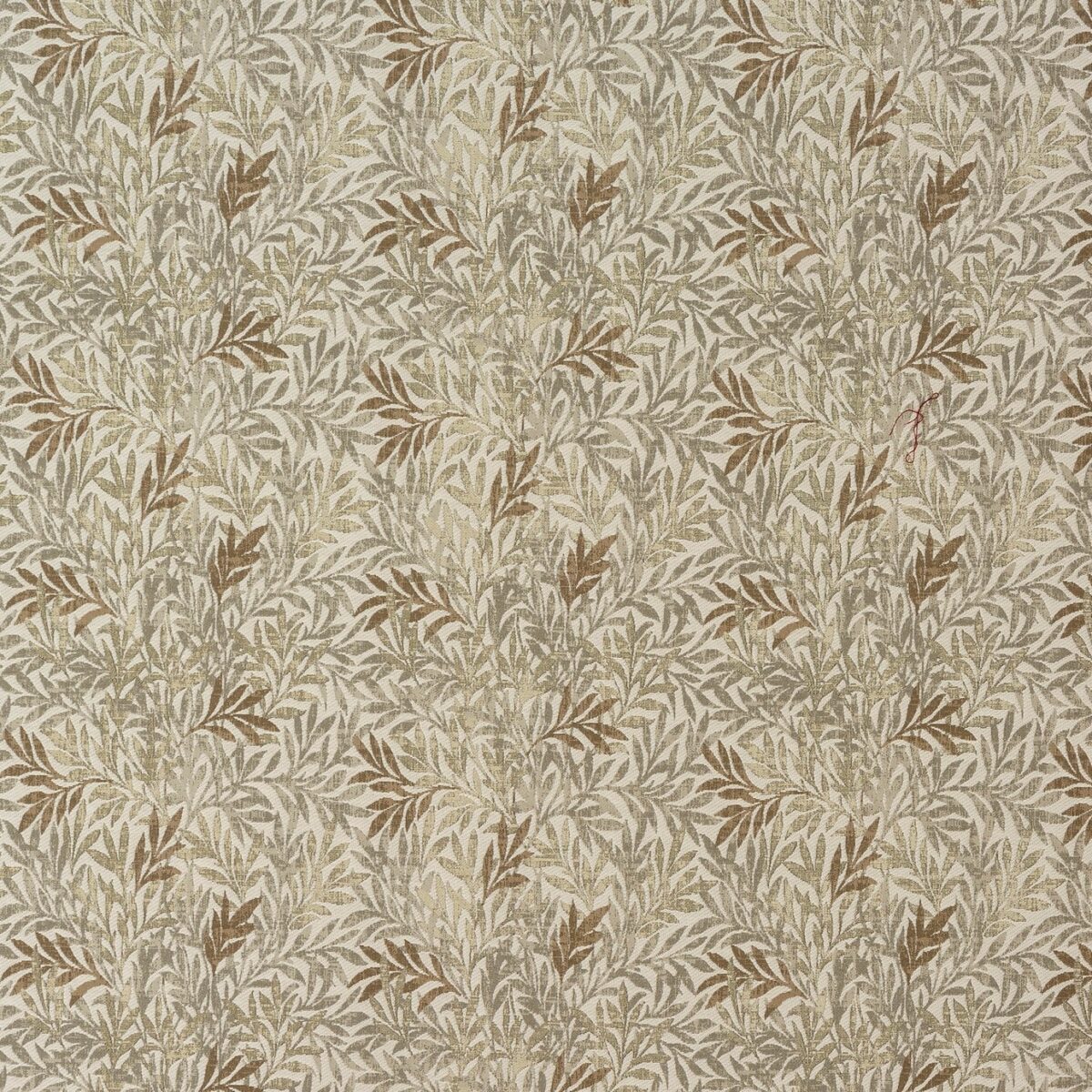 white botanical jacquard fabric from Porter & Stone