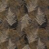 black-grey botanical jacquard fabric from Porter & Stone