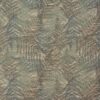green botanical jacquard fabric from Porter & Stone