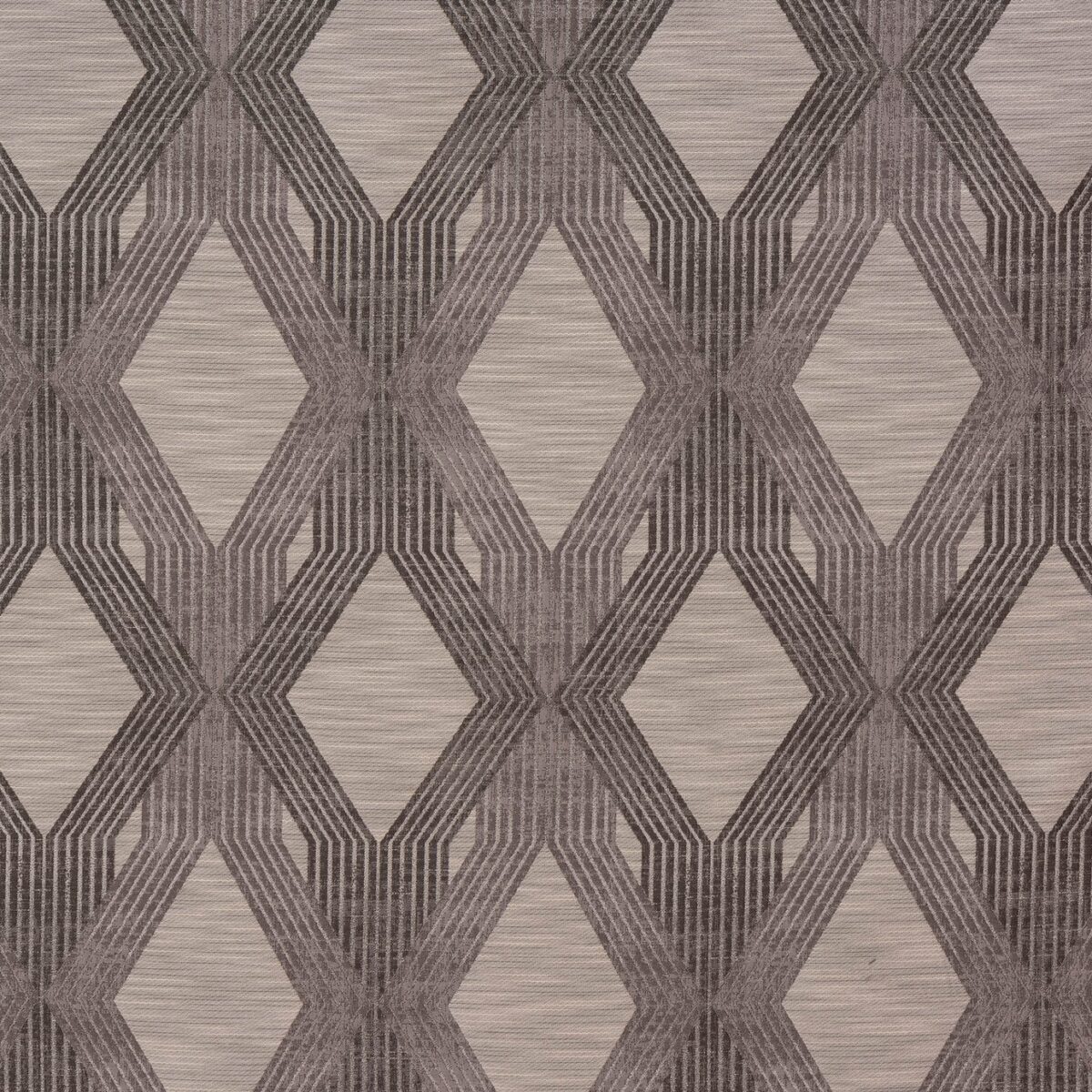 black-grey geometric jacquard fabric from Porter & Stone