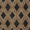 black-grey geometric jacquard fabric from Porter & Stone