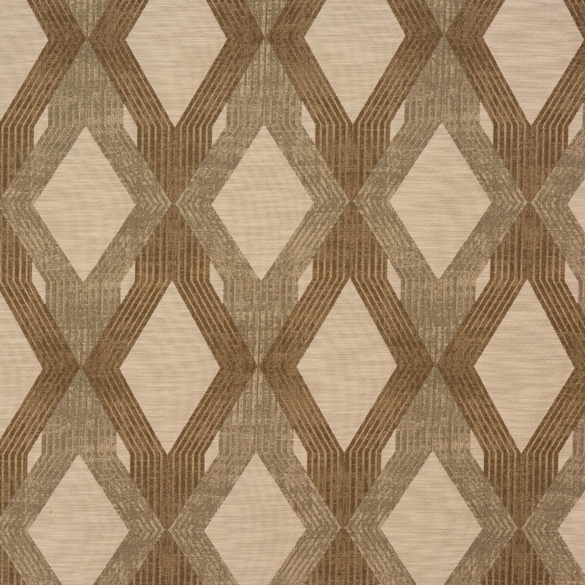 white geometric jacquard fabric from Porter & Stone