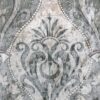black-grey botanical printed fabric from Utopia