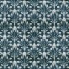 black-grey botanical printed fabric from Utopia