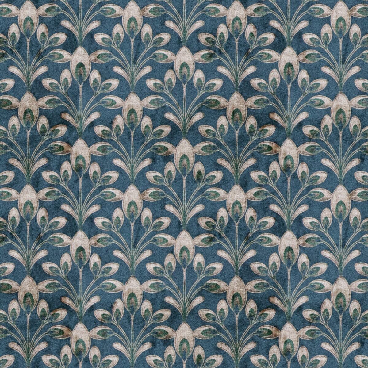 green botanical printed fabric from Utopia