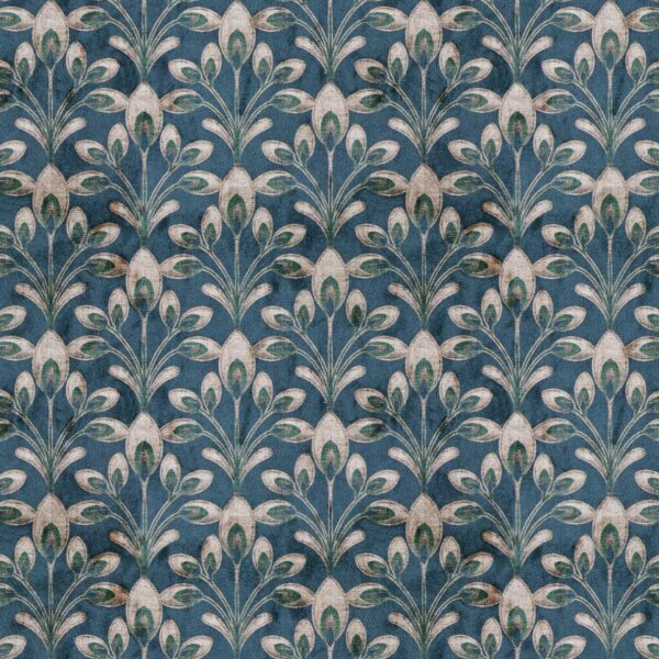 Posy Fabric - 2 by green botanical printed fabric from Utopia