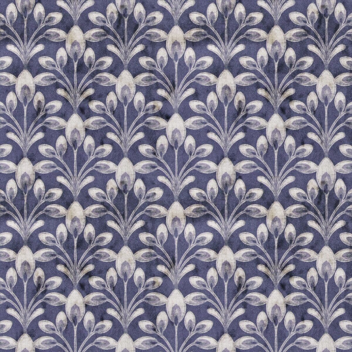 Posy Fabric - 4 by purple botanical printed fabric from Utopia