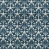 blue botanical printed fabric from Utopia