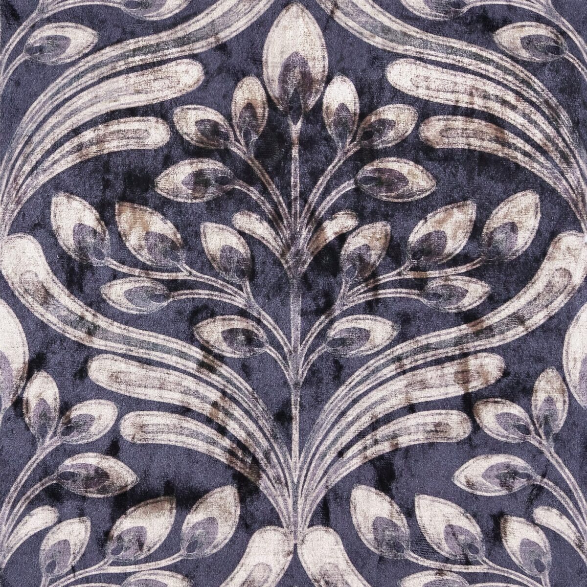 Filigree Fabric - 4 by purple botanical printed fabric from Utopia
