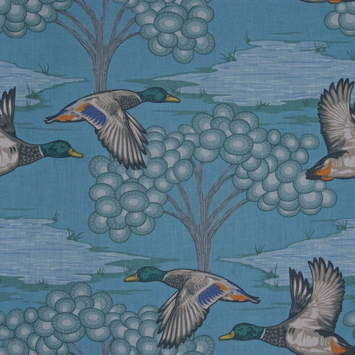 Bowland Large Fabric - 11 by blue animal woven fabric from Utopia