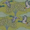 green animal woven fabric from Utopia