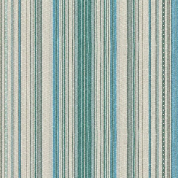 Gisburn Stripe Fabric - 3 by blue striped woven fabric from Utopia