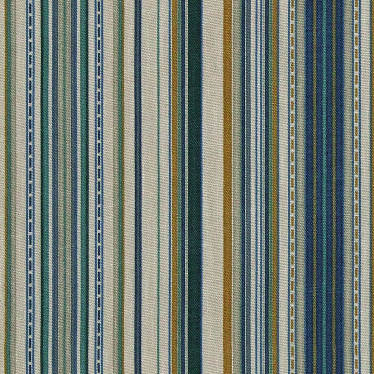 Gisburn Stripe Fabric - 4 by multicolour striped woven fabric from Utopia